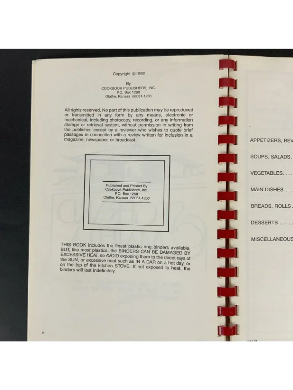 St Gerard Majella Home Cookin Cookbook 1992 Spiral Bound St Louis MO